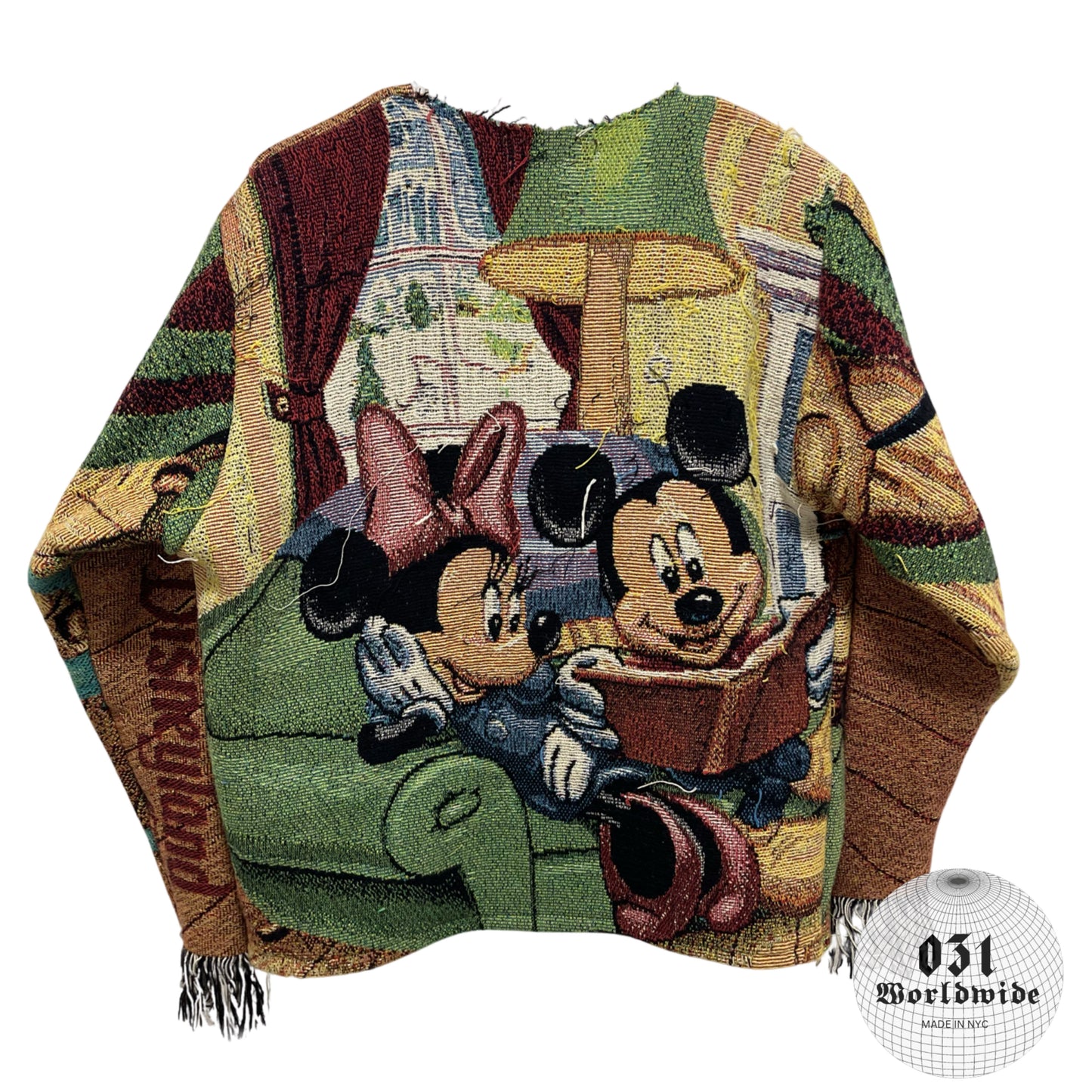 031 Mickey Mouse Tapestry Cardigan