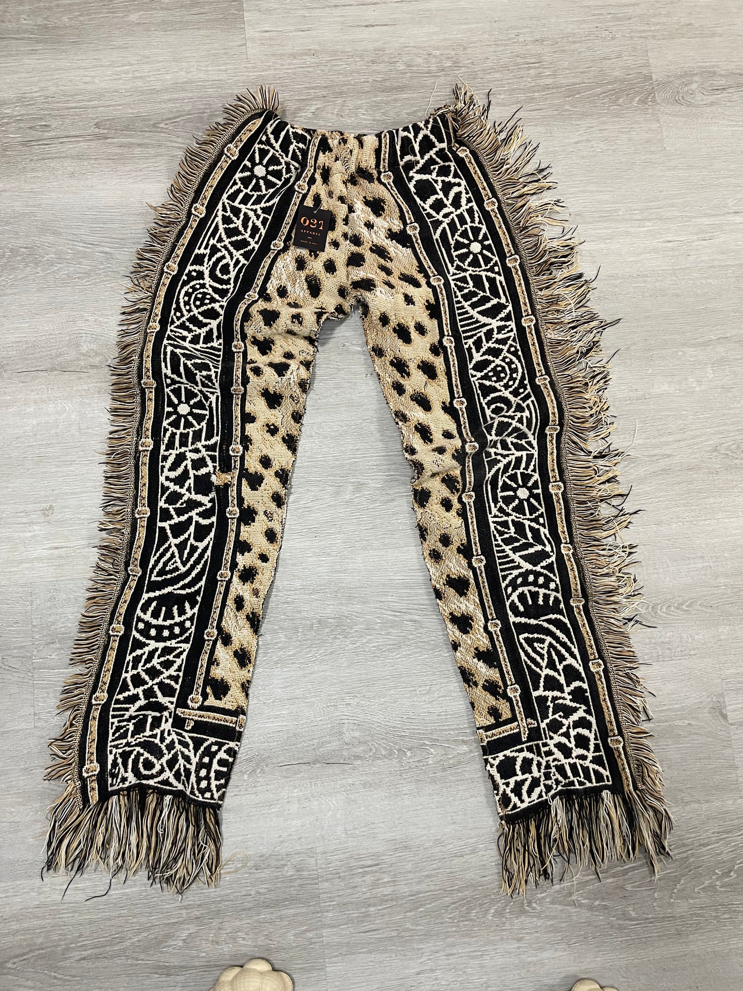 Cheetah Print Blanket Pants